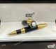 AAA Copy Mont blanc Rudyard Kipling Fountain Pen Matt Black and Gold Clip (2)_th.jpg